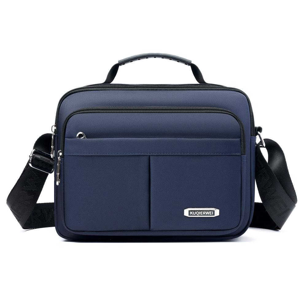 Mens Crossbody Messenger Bag Waterproof Oxford Business Shoulder Satchel Multi Pocket Purse