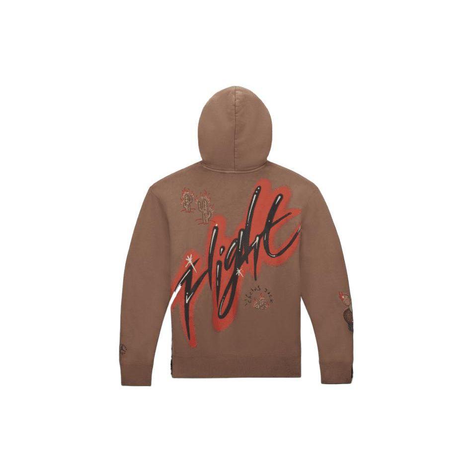 Air Jordan X Travis Scott Hoodie Archaeo Brown Men Tops DO4094-256