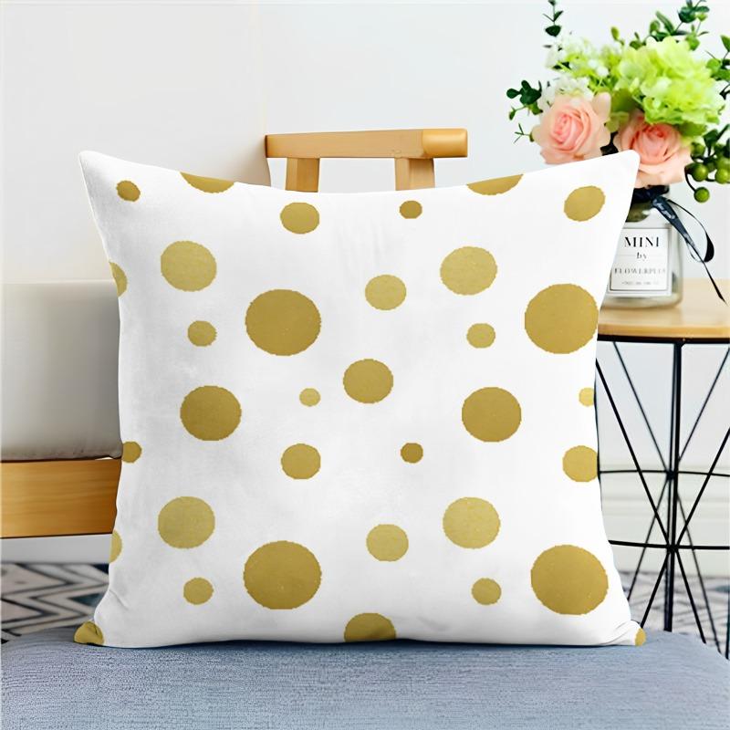Colorful Polka Dot Simple Pillowcase Dormitory Decoration Office Living Room Home Pillowcase
