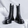 Chelsea boots men's high-top British smoke boots summer thin Martin boots men's tide spring autumn and winter boots men