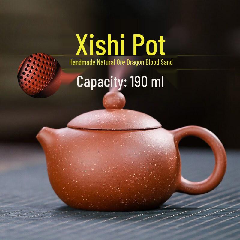 ZISIZ Yixing Zisha Xishi Teapot
