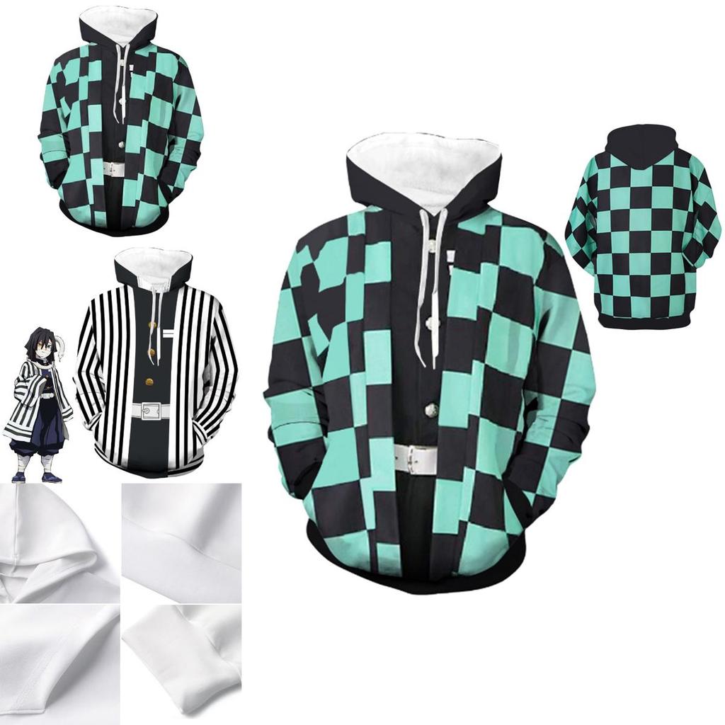 Slayer Kimetsu No Yaiba 3d Hoodie Sweatshirt With Comfortable Soft Material**