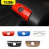 TESIN ABS Car Interior Armrest Box Lock Decoration Cover Trim Stickers Accessories for Jeep Wrangler JK 2011-2017 Car