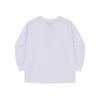 KANGOL KIDS Graphic PoinT Long Sleeve T shirT Sa 0210 whiTe