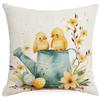 New Easter Pillowcase Country Cartoon Rabbit Easter Egg Pillowcase Sofa Cushion Pillowcase
