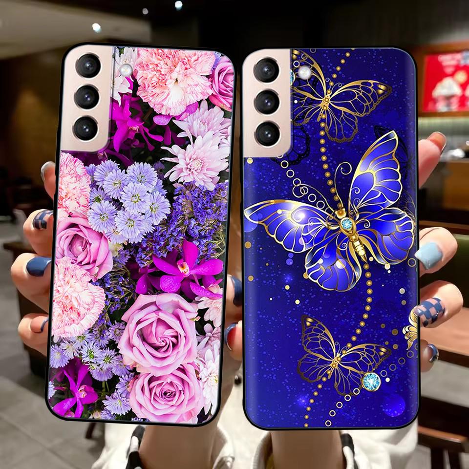 For Samsung Galaxy S21 Plus Case S21 ULTRA Soft Silicon TPU Back Cover For Samsung Galaxy S21 FE Case S 21 Protective Shell Bags