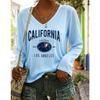 Western Women'S Fashion Casual Long Sleeve V-Neck Base T-Shirt