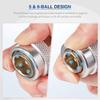 Adjustable R134A Adapter Fittings H/L Quick Coupler AC Car Air Conditioner Refrigeration Freon Manifold Gauge Hose Connector