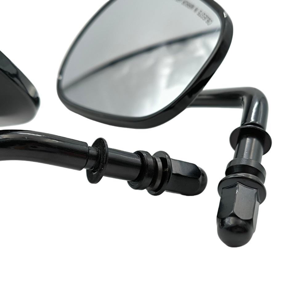8MM Motorcycle Rear View Side Mirrors For Harley Softail Dyna SPORTSTER XL 883 1200 Touring Road King Street Glide CVO FXDB FXDF