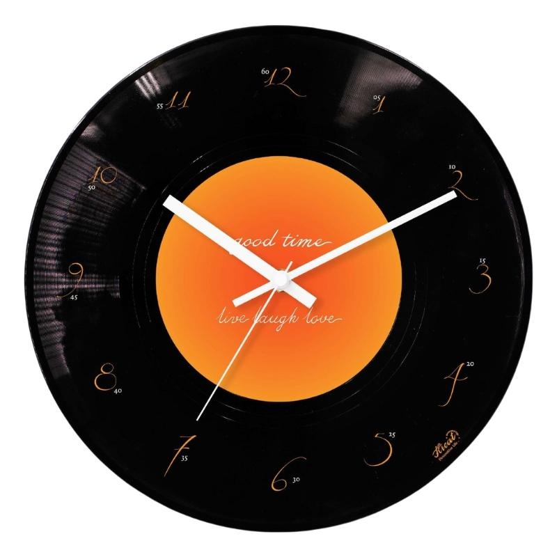 12inch Record Shape Wall Clock Nostalgic Designing Desk Clocks for Cafe and Living Room Decoration