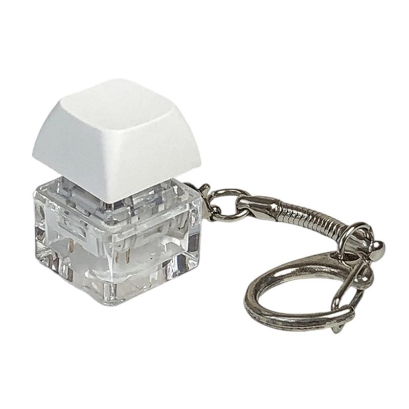 Sensory Mechanical Keychain Stress Relief Toy 5000+ Presses Count Soft ABS Portable Focusing Tool For Classroom Office Travel