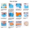 100 Holes Acrylic Capsule Filler Manual Capsule Powder Filling Machine Board  Tool for Size 00#