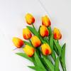 1PC 34cm PU Tulip Real Touch Artificial Flowers Tulip Bouquet for Christmas Halloween Wedding Home Party Decoration Fake Flowers