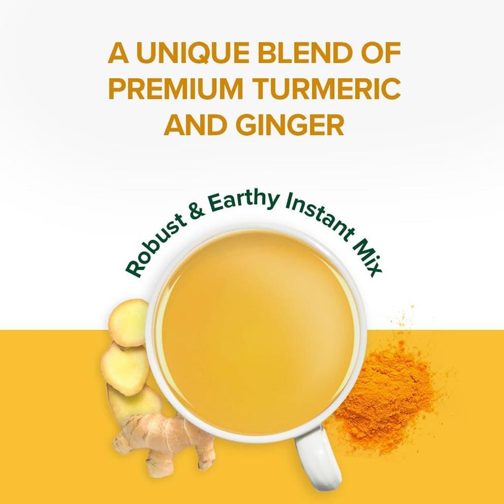 VAHDAM India, Latte Mix, Turmeric Ginger, Caffeine Free, 100g (3.53oz)