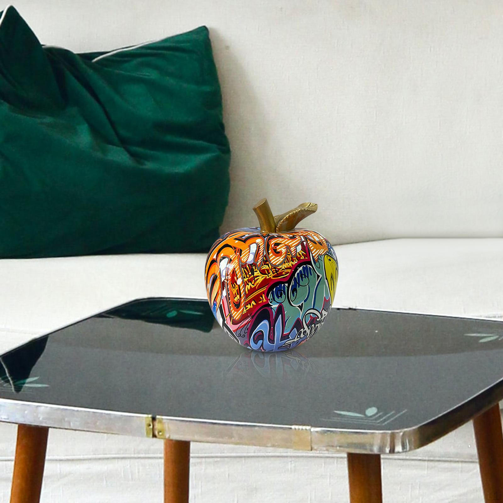 Абстрактная скульптура яблока: Современный Арт Декор для Дома и Офиса 15CM