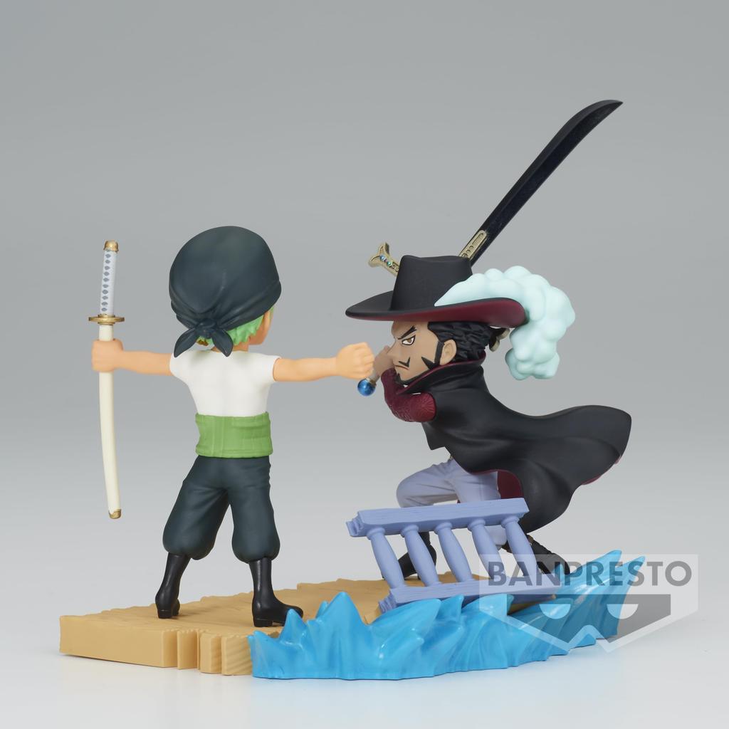 One Piece World Collectible Figure Log Stories Roronoa Zoro VS Dracule Mihawk