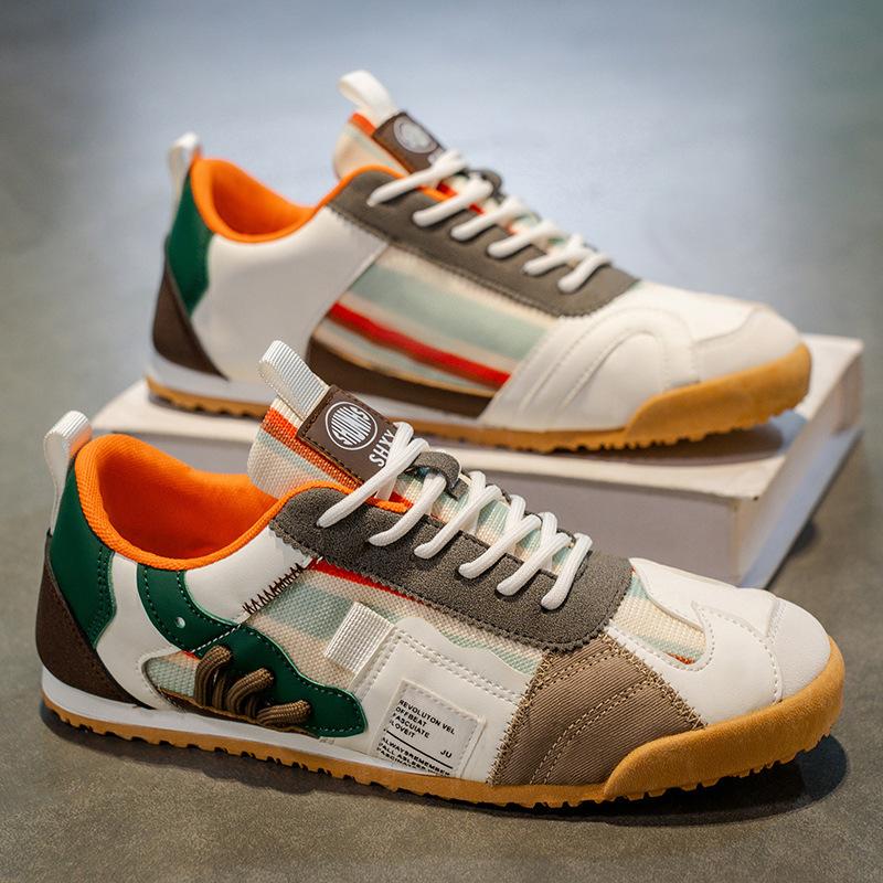 Sommer neue Mode vielseitige Farbabstimmung tägliche Freizeitschuhe leichter Luxus High-End Mesh Forrest Gump Schuhe trendige bequeme Herrenschuhe