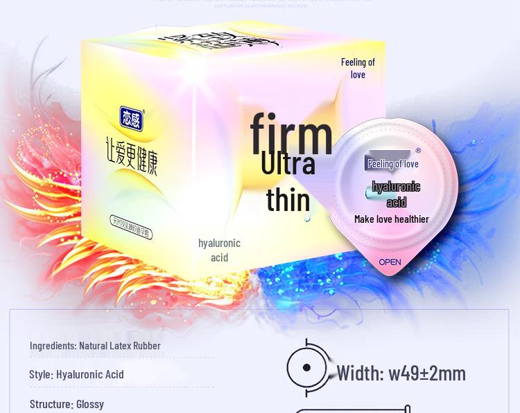 Super Thin 001 Hyaluronic Acid Condoms - Adult Family Planning