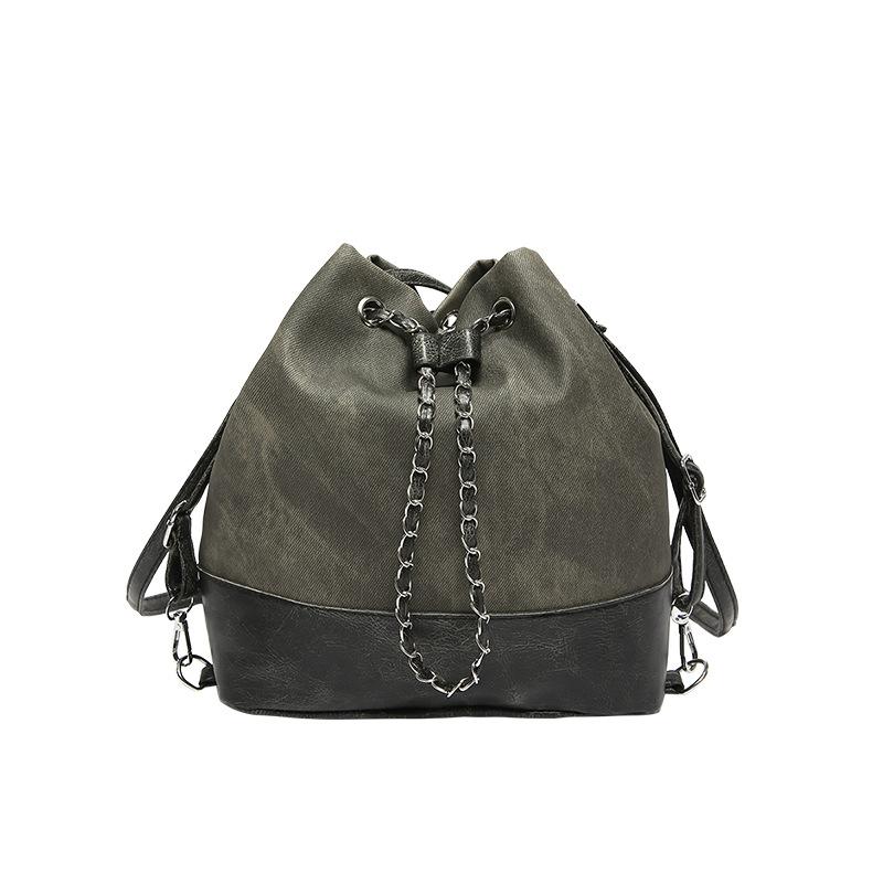 

Сумка Niche design 2024 новый универсальный рюкзак женская сумка через плечо мода этого года популярная сумка-ведро чёрный