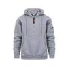 Frühlings- und Herbst Herren Lockerer Hoodie Hoodie Halbreißverschluss Pullover Herren Sport- und Freizeit-Hoodie