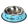 Anti-fall Stainless Steel Dog Bowls Non-slip Cat Puppy Feeder Dog Anti-Gulping Slow Feeder  Home