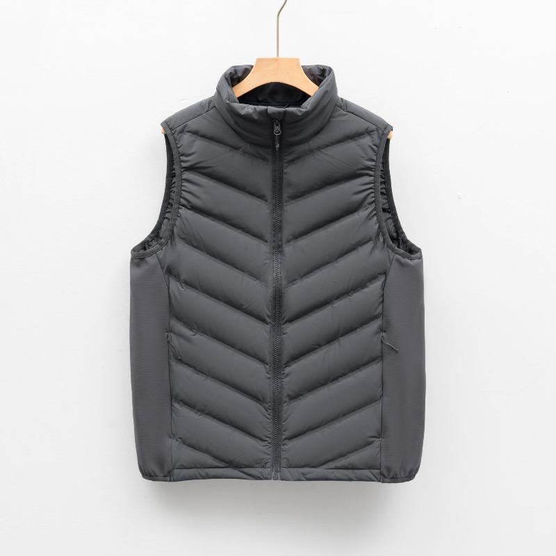 Men's and women's down vest stand-up collar vest men's down jacket vest casual autumn and winter models