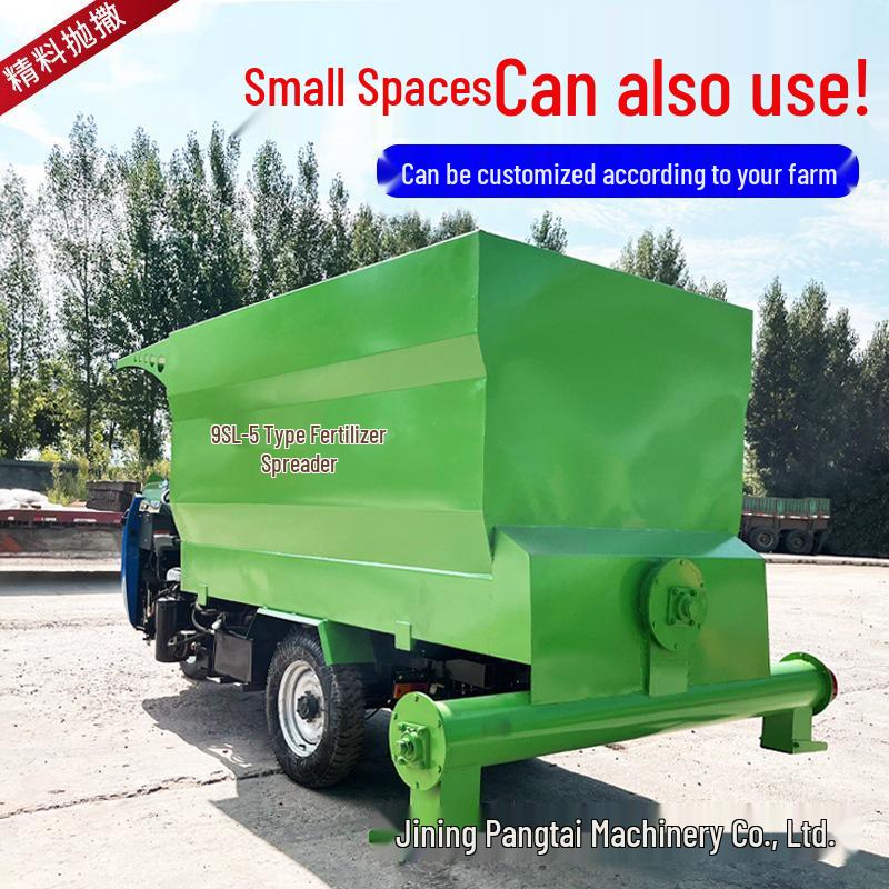 Electric 3m³ Silage Spreader Feeder Cart for Cattle & Sheep Farms