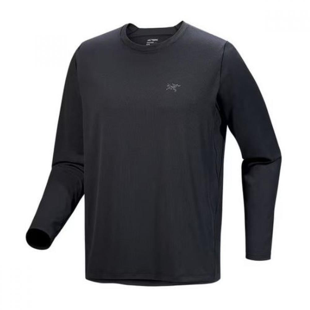 Arcteryx Men S Komak Crew Neck Shirt lS atqSm10291 BLACK/SM(95)