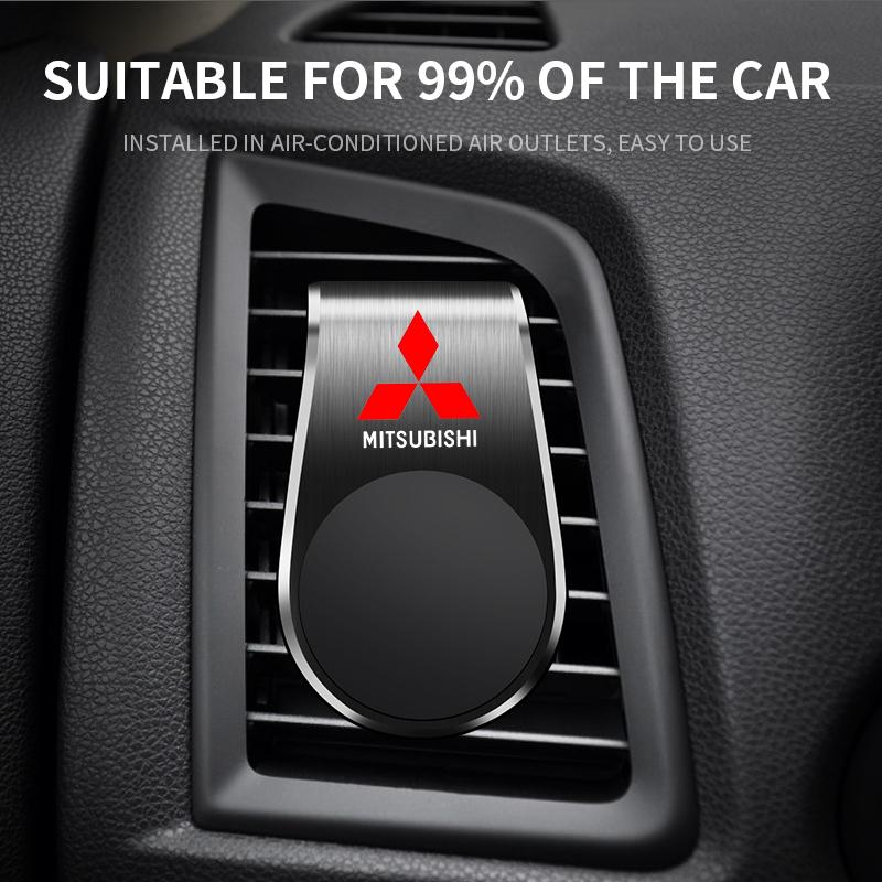 Car Phone Holder Air Vent Magnet Mount GPS Stand protection For Mitsubishi outlander Triton L200 ASX Mirage Pajero Eclipse Colt
