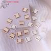 (YOUU06)10Pcs 10*15MM Rhinestone Bikini Connector Buckle Alloy Chain Swimwear Decorative Rhinestone Buckle DIY Jewelry Accessory