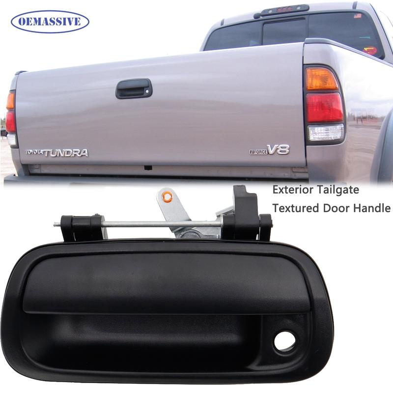 Tailgate Rear Door Handle Textured Black Exterior For Toyota Tundra 2000 2001 2002 2003 2004 2005 2006 69090-0C030 69090-0C010