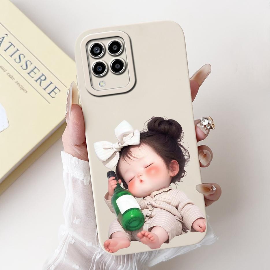 For Samsung Galaxy M33 5G Case SM-M336B Luxury Candy Painted Cover Soft TPU Phone Case For Samsung M33 M 53 Galaxy M53 5G Fundas