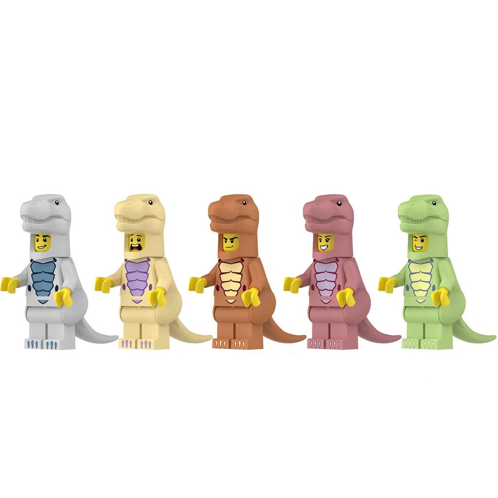 Dinosaurie Värld Monteringsleksak Byggklossar Minifigurer