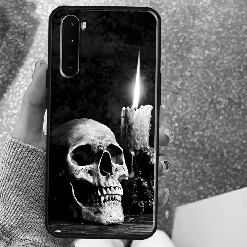 Gothic Fashion Skull Case For OnePlus 15 13 12 11 10 10R 12R 13R 15R 13T 10T 8T Nord 5 CE 2 3 4 Lite N20 N30 Coque