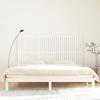 VidaXL Wall-mounted Headboard White 204x3x110 Cm Solid Pine Wood 824929