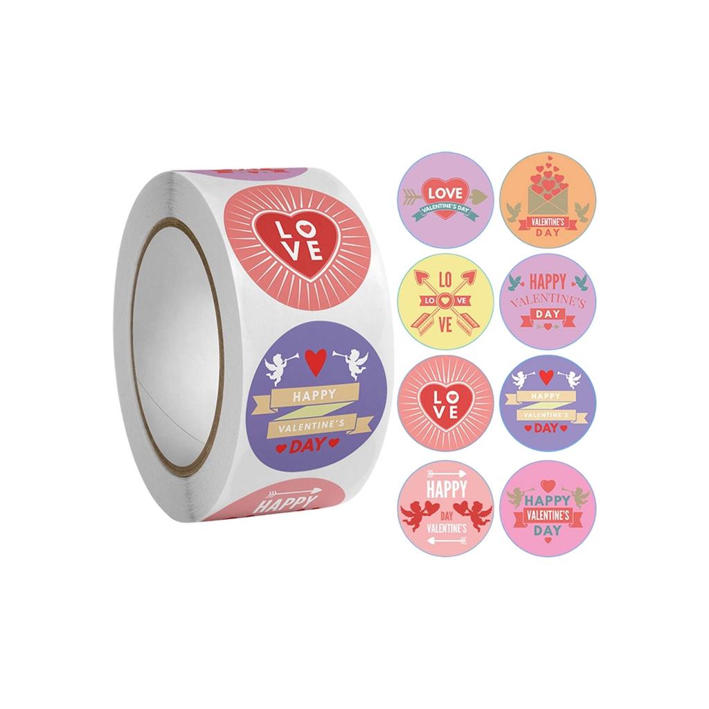 500pcs Heart Stickers , Cute Heart Stickers For Scrapbooking, Party Deco, Journal Planner