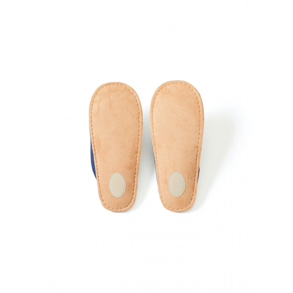 Daiso Waffelstoff Colorblock Hausschuhe 250 270 Mm Marineblau