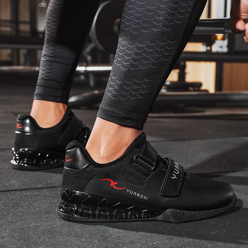 Men Weightlifting Squat Original Deadlift Training Professional Shoes Sneakers Non Slip High-Quality Sports Weightlifting Shoes