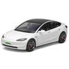 1:32 Tesla Model 3 Legierung Auto Modell Simulation Sound und Licht Rückziehbar Spielzeugauto Metallauto Jungen Sammlung Ornamente Geschenk