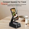 Speaker Bluetooth-compatible with Phone Stand LED Display Alarm Clock HD-compatible Sound Multi-functional Speaker