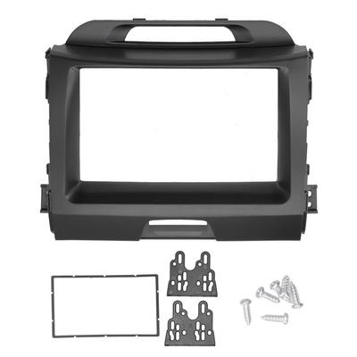 Dash Stereo Radio Fascia 2 Din GPS DVD Player Panel Frame Fit for KIA Sportage 2010?2016