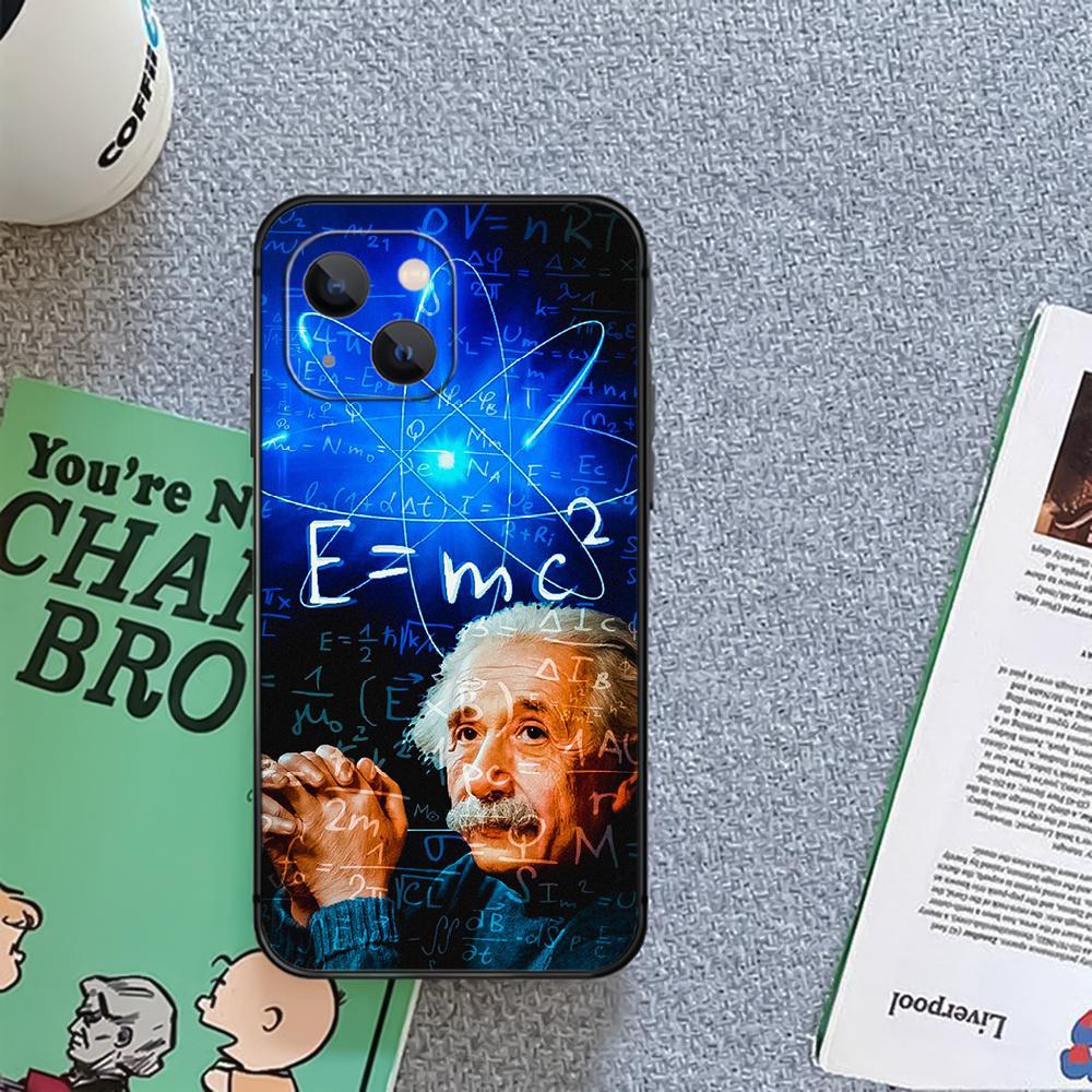 Einstein Genius Art Phone Case Cover Coque For Iphone Xiaomi Mi Samsung Galaxy Redmi Note A S 11 12 13 14 15 22 23 24 5G Pro Plus Max Fe Ultra