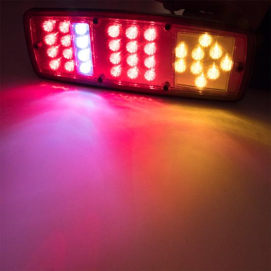 2 Stücke HL-R-017 Wasserdichte Auto 36 LED Rücklicht Bootsanhänger DC 12/24 V Rückleuchten