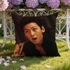Ji C-Chang W-Wook Cushion Cover Home & Car Dual-Scene Pillow Cover: Reversible for Premium Comfort