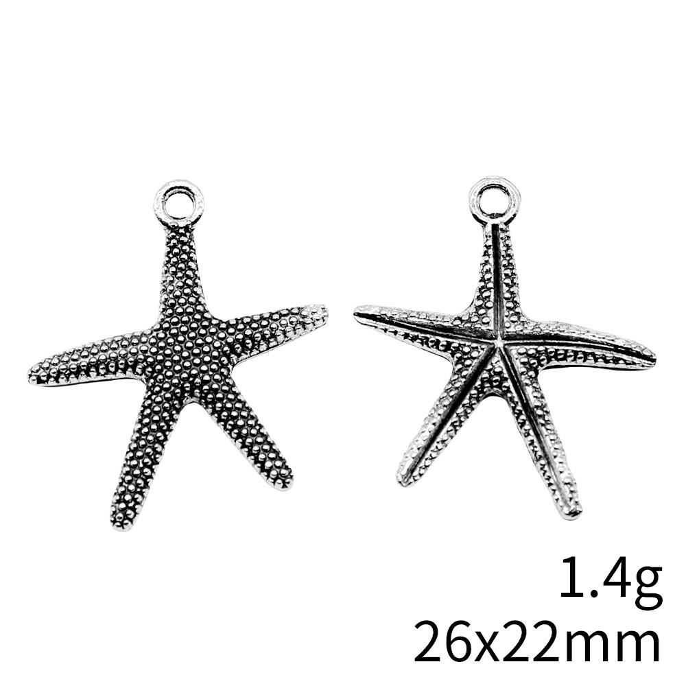 Mother's Day Charms For Needlework Starfish Charms Pendant Clearance Sale Items Pendants For Bracelets