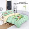 Crayon Shin-chan Cartoon Print Pure Cotton 4-Piece Duvet Cover & Bed Sheet Set for Kids' Dormitory.