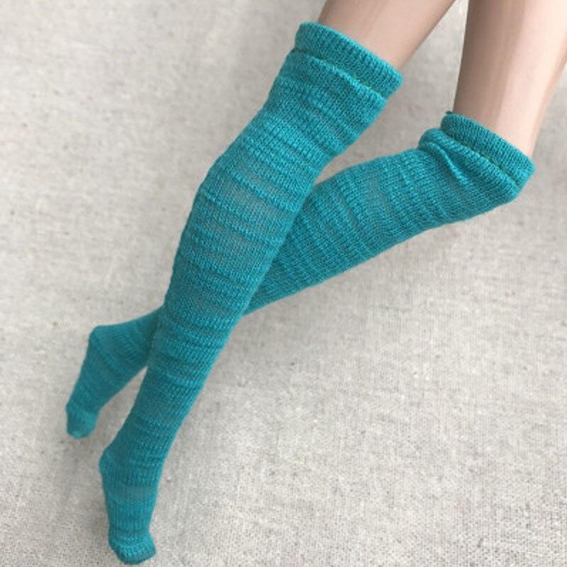 5pairs/lot Assorted Color Stocking for Blythe 1:6 Doll Socks For Barbie Thigh High Over the Knee Sock For Blyth Momoko OB Doll