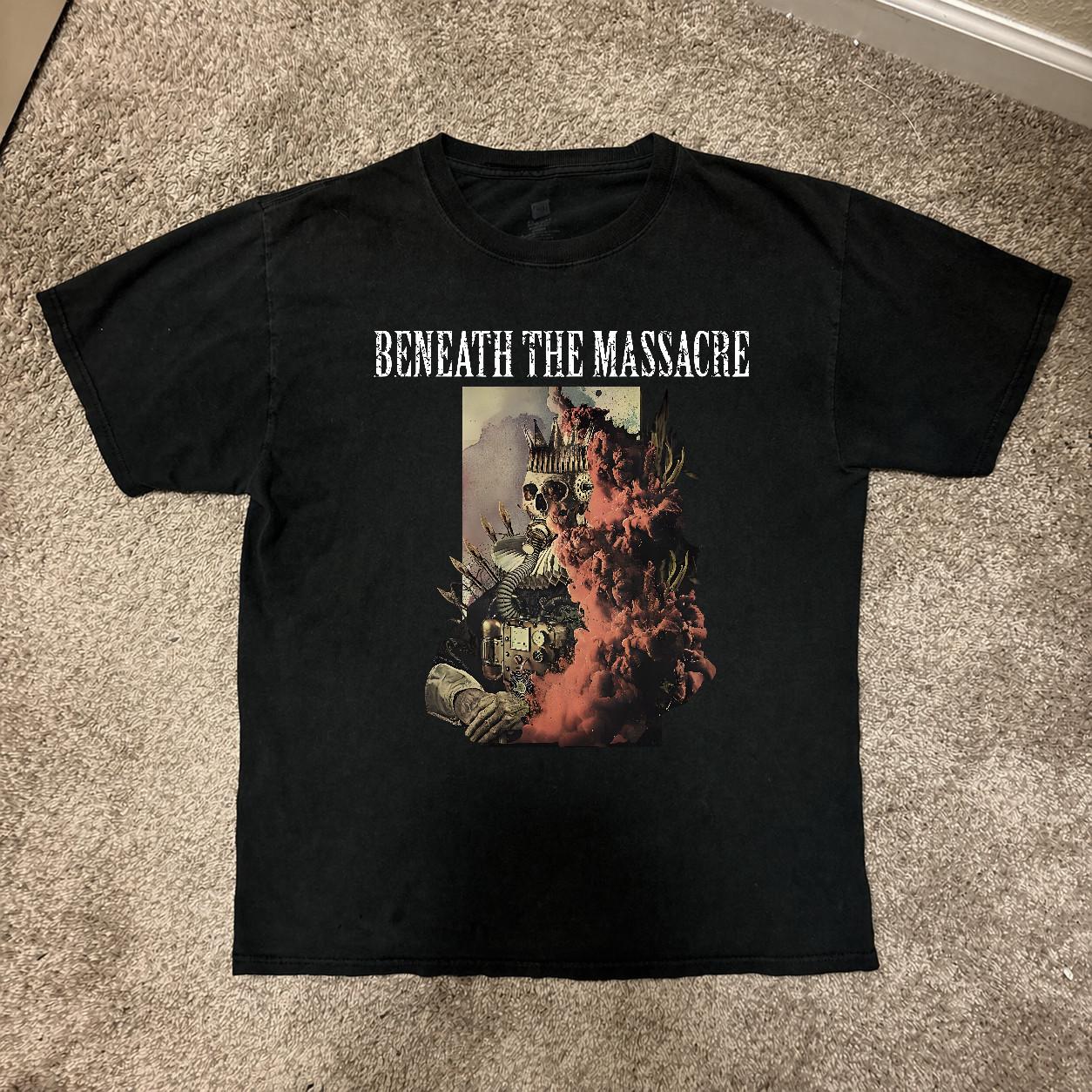 Beneath the Massacre Fearmonger Fan Shirt Black All Sizes Music Band Tee S разноцветный