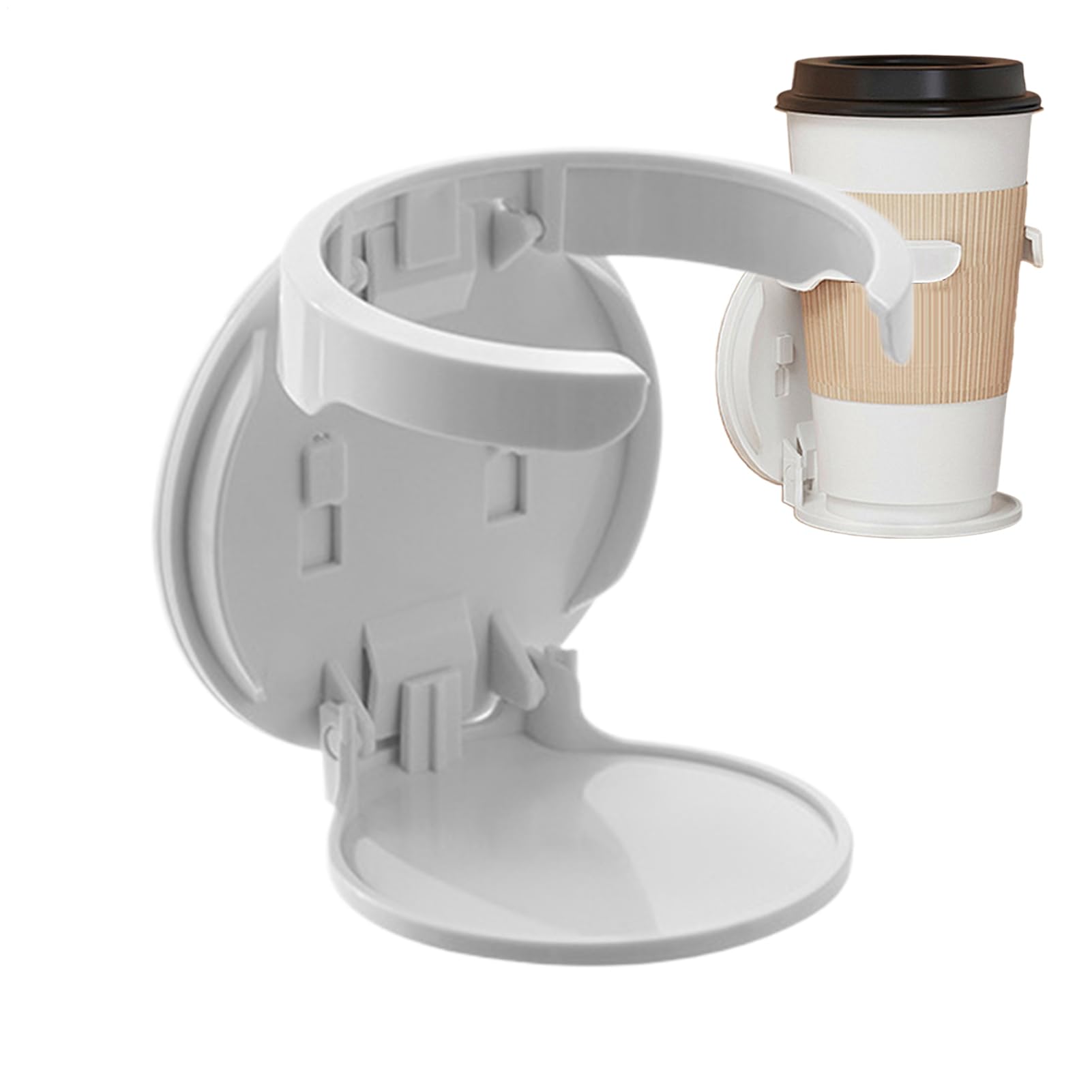 

Collapsible Mug Holder - Adjustable Cup Rack | No Punching Bottle Holder for RVS Please refer to the description