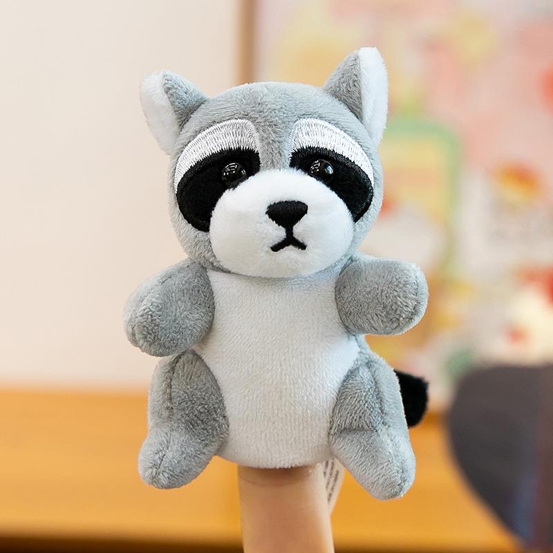 Cartoon Animal Finger Puppet Set: Plush Toy for Parent-Child Interaction & Storytelling